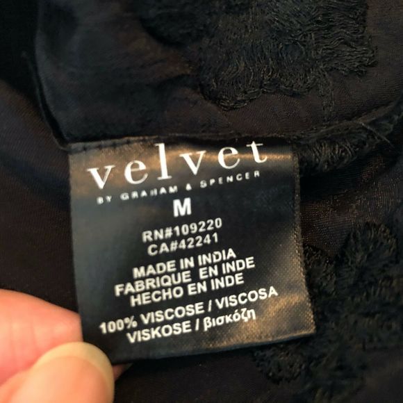 Velvet Graham Spencer Silk Sheer Blouse - Picture 8 of 9